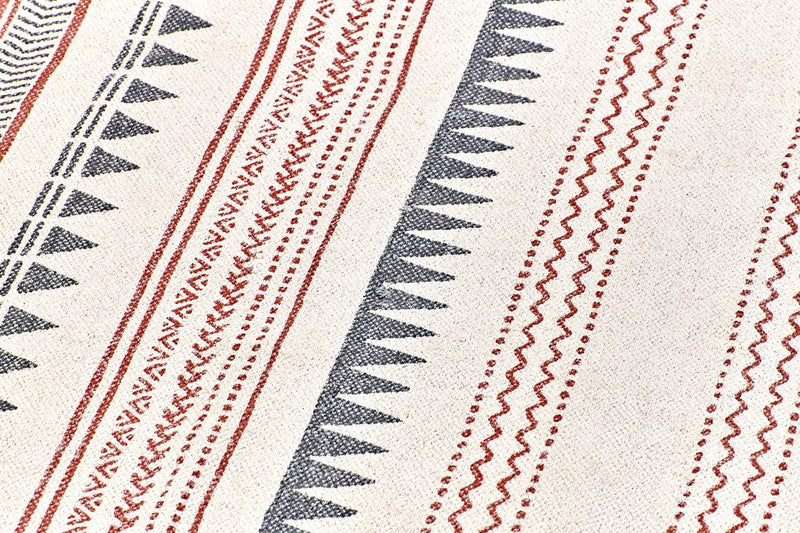 Leodi Cotton Block Printed Rug