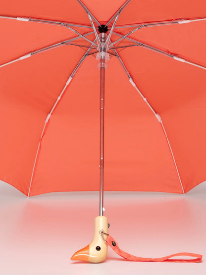 Peach Duck Compact Umbrella