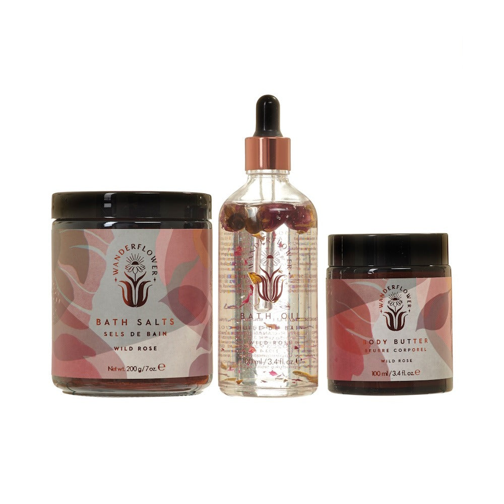 Time To Unwind Bath &amp; Body Set - Wild Rose