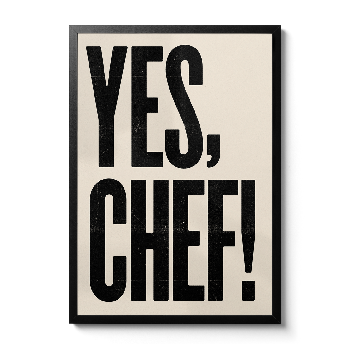 Yes Chef A3 Unframed Print