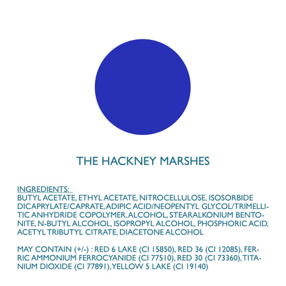 The Hackney Marshes - Electric Blue Vegan Nail Polish