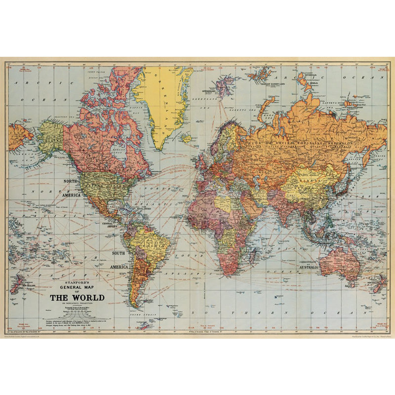 World Map poster