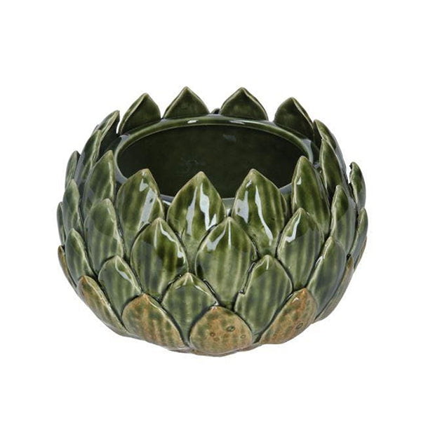 artichoke ceramic plant pot