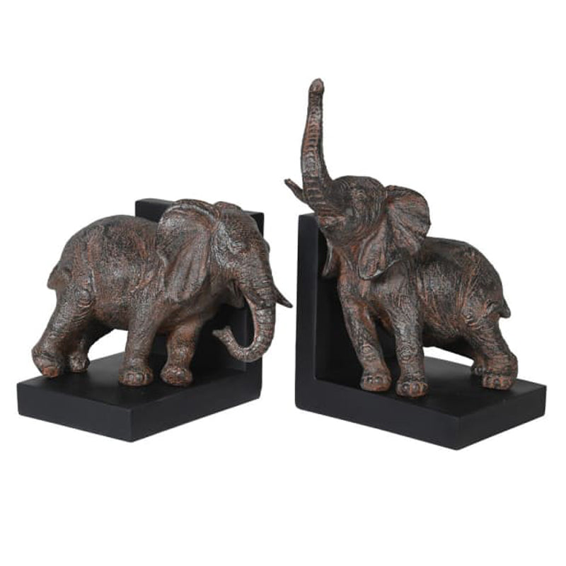 Pair of Elephant Bookends