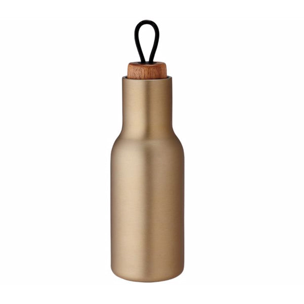 Brushed Gold Water Bottle 600ml