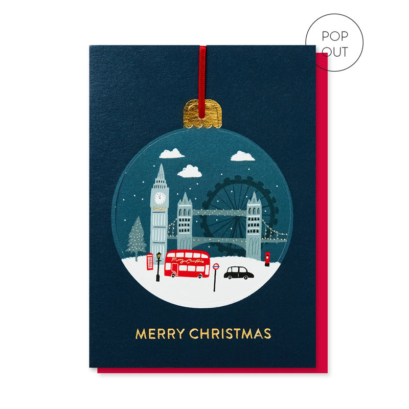 London Pop-Out Bauble Card