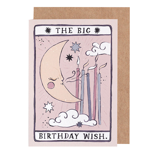 Tarot Moon Birthday Card