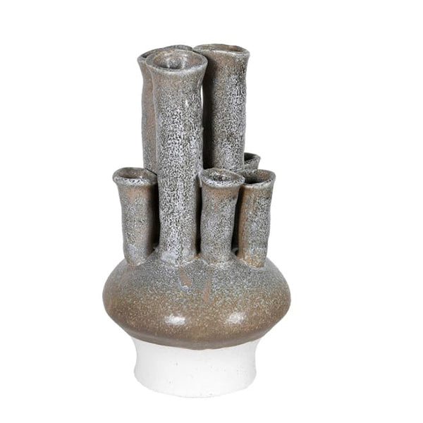 Multi Tube Ceramic Vase