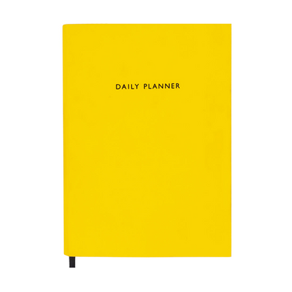 Soft Cover Neon Yellow Undate Daily Planner