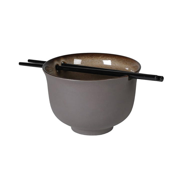 Takiya Noodle Bowls with Chopsticks - Set of 2