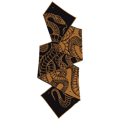 Ochre Snake Scarf Ochre